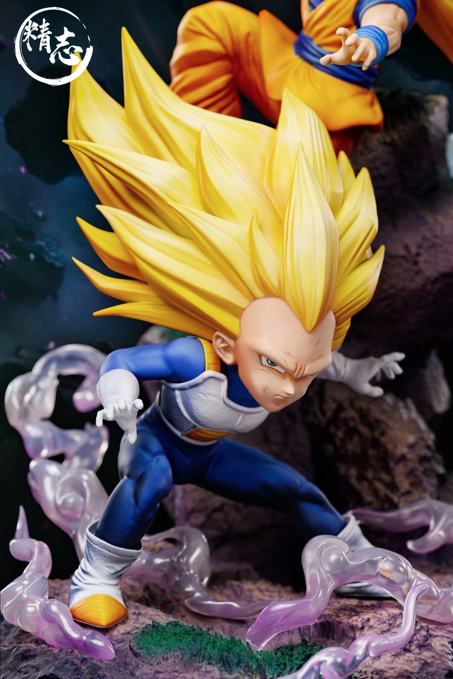 Preventa Resina Goku & Vegeta Figura Dragon Ball Jing Zhi  Estudio