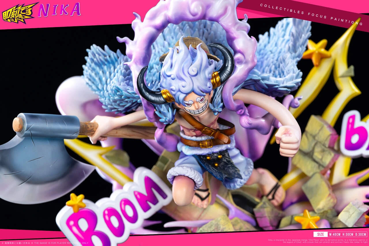 Preventa Resina Monkey D. Luffy "Nika" Figura One Piece JiKe Estudio