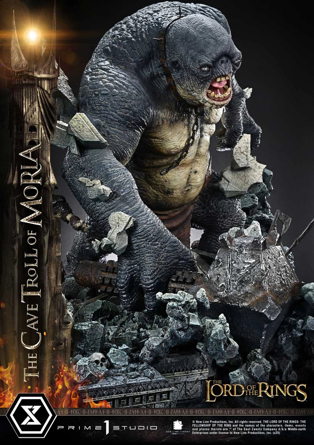 Preventa Resina Cave Troll of Moria Figura The Lord of the Rings Prime 1 (Licencia) Estudio