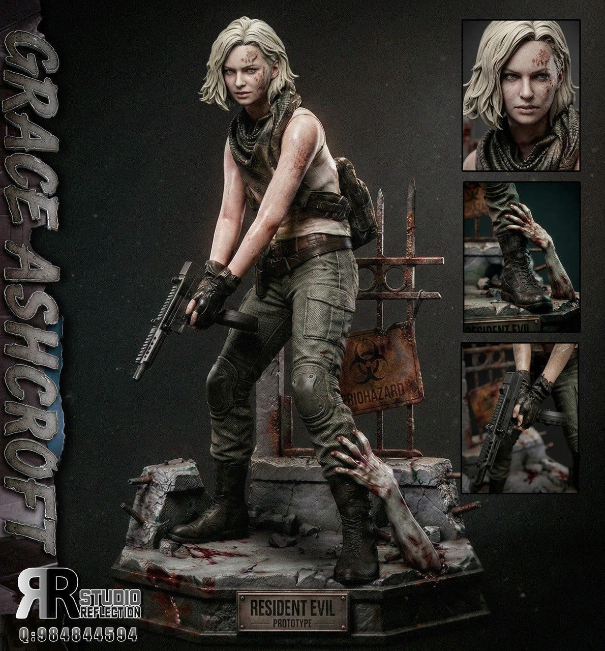 Preventa Resina Grace Figura Resident Evil Requiem Reflection Estudio
