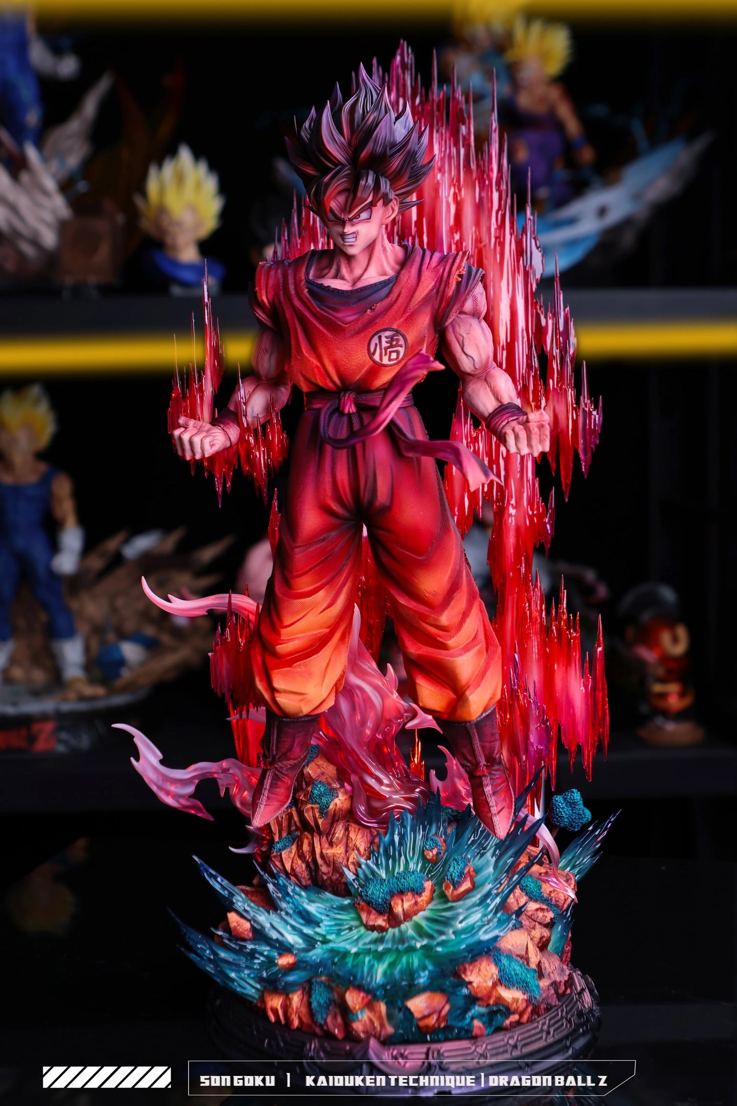 Preventa Resina Goku "Kaioken" Figura Dragon Ball Yun Qi Estudio