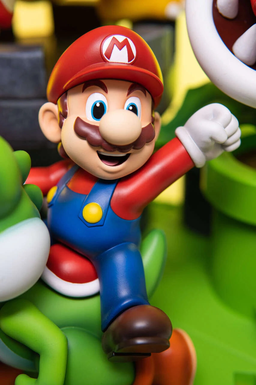 Preventa Resina Mario Family Figura Super Mario Bros T Estudio
