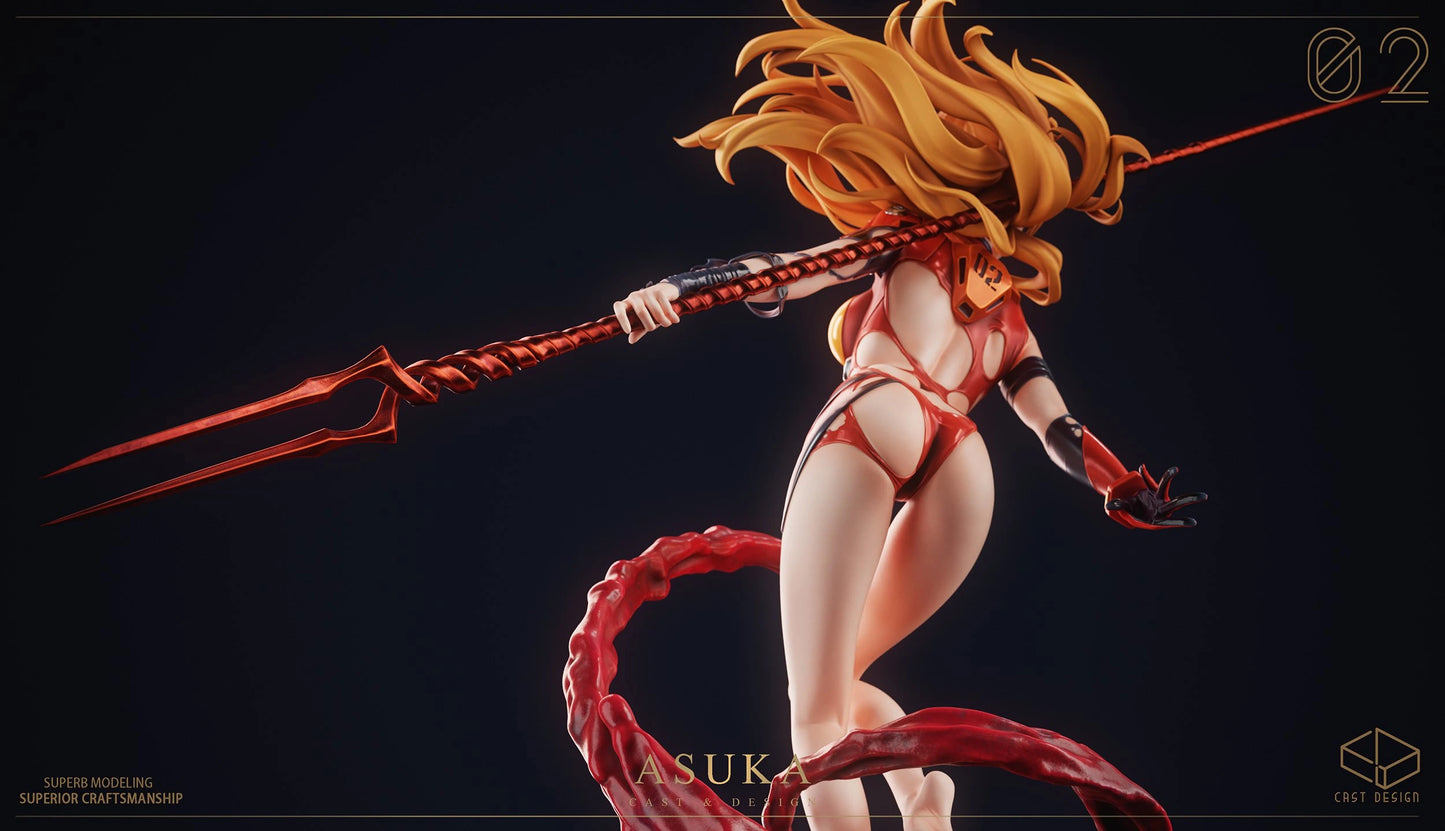 Preventa Resina Asuka Langley Figura Evangelion Cast Design Estudio