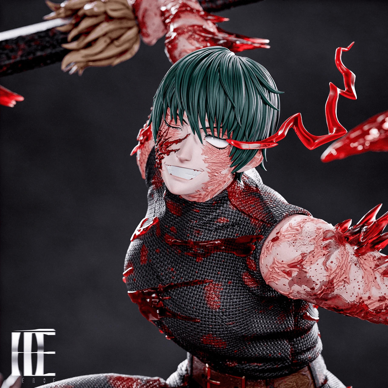 Preventa Resina Zenin Maki Figura Jujutsu Kaisen Héroe Collectibles Estudio