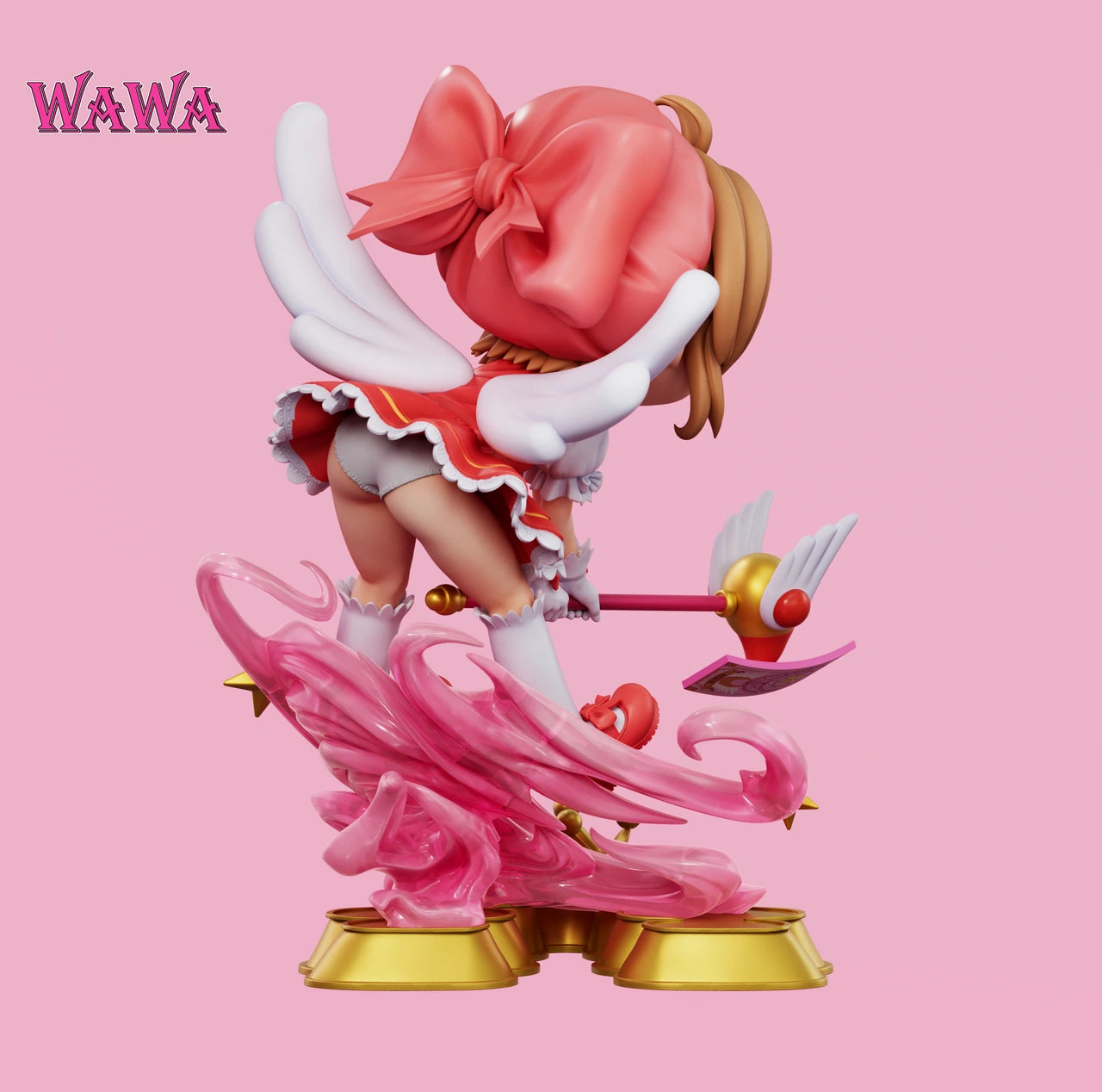 Preventa Resina Sakura Kinomoto Figura Sakura Card Captor WAWA Estudio