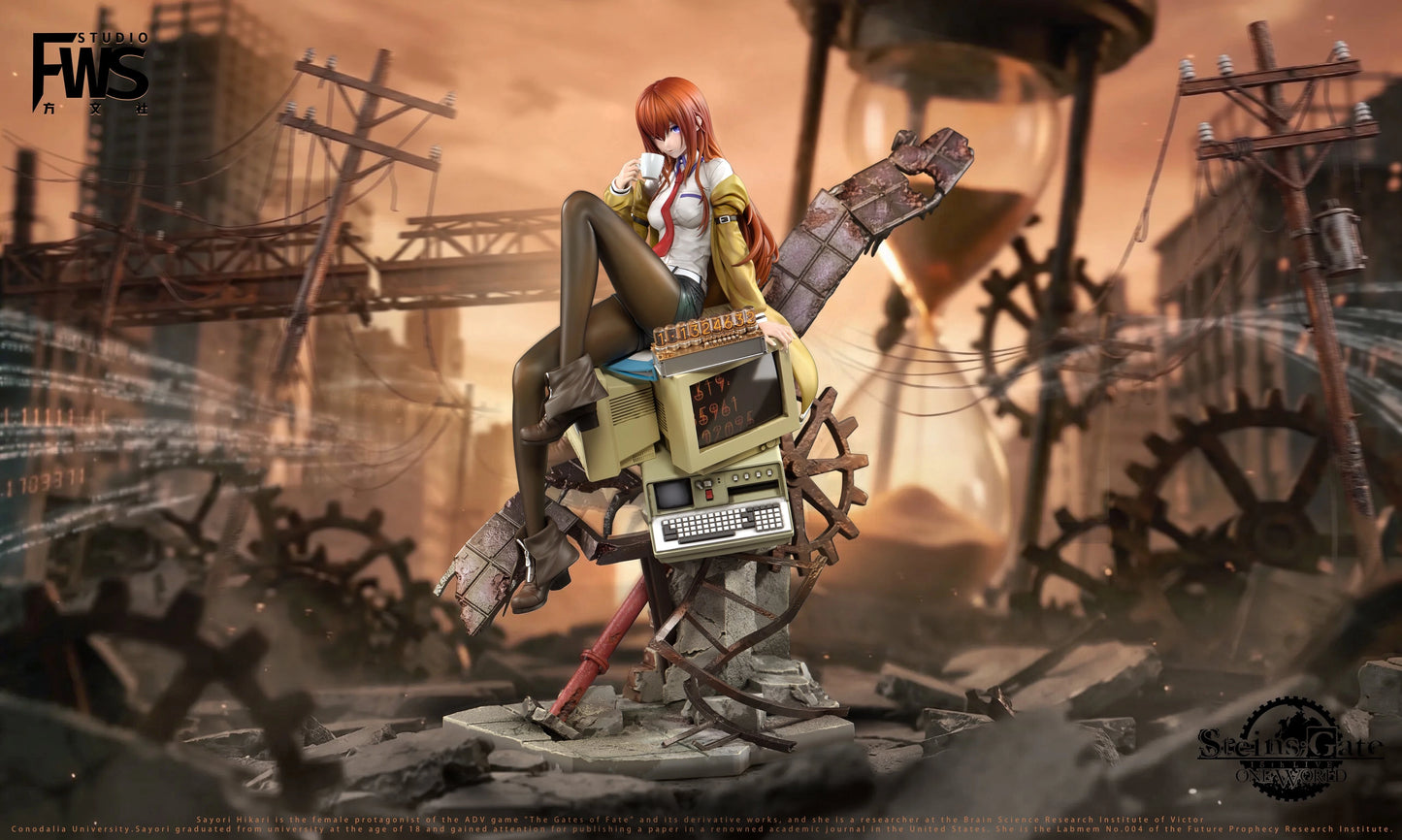 Preventa Resina Makise Kurisu Figura Steins: Gate 1/6 FWS Estudio