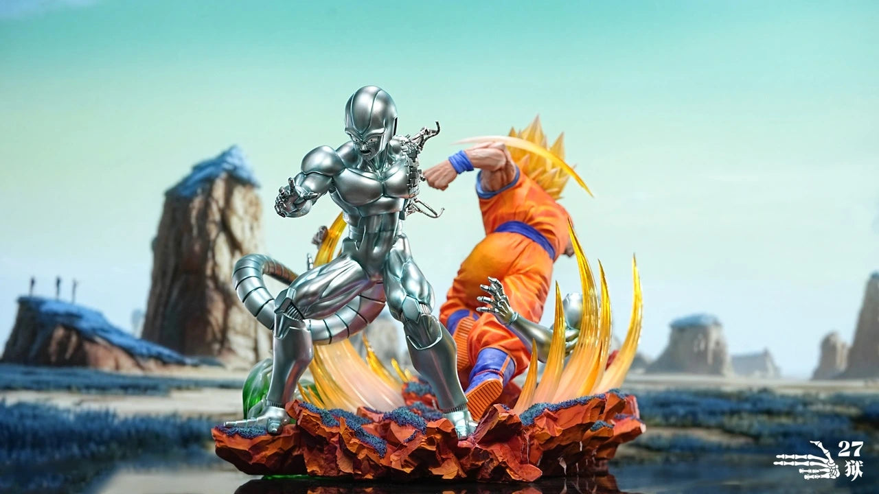 Preventa Resina Metal Cooler vs Goku Figura Dragon Ball 27Abyss Estudio