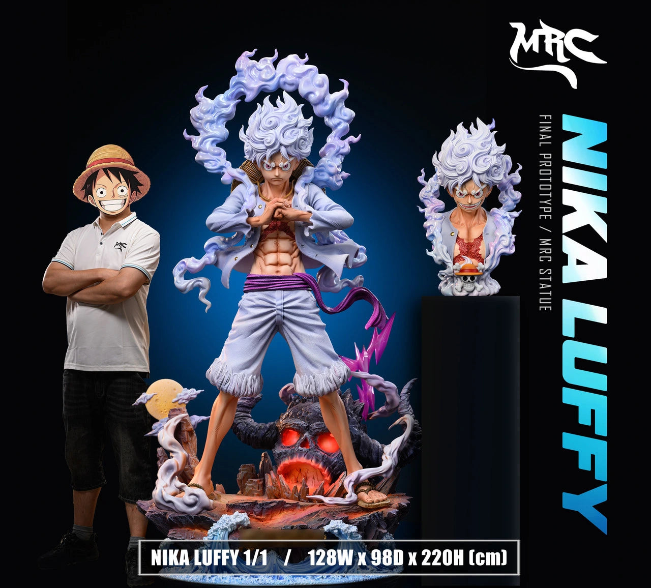 Preventa Resina Monkey D. Luffy Figura One Piece MRC Estudio
