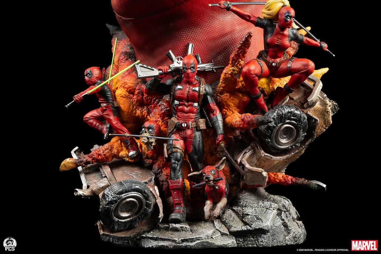 Preventa Resina Deadpool Figura Deadpool Premium Collectibles (Licencia) Estudio