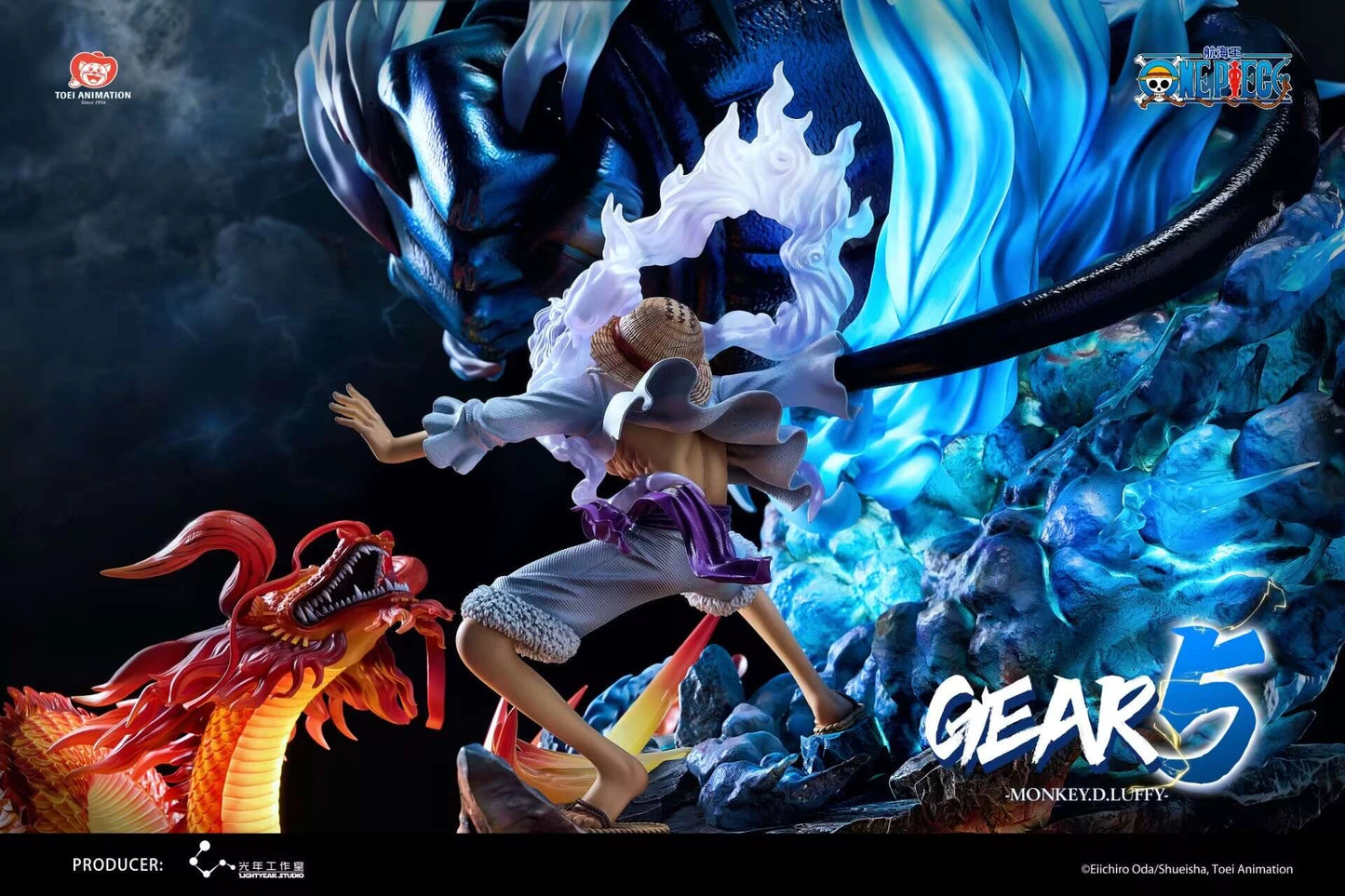Preventa Resina Monkey D. Luffy Figura One Piece 1/6 Light Year Estudio (Licencia)