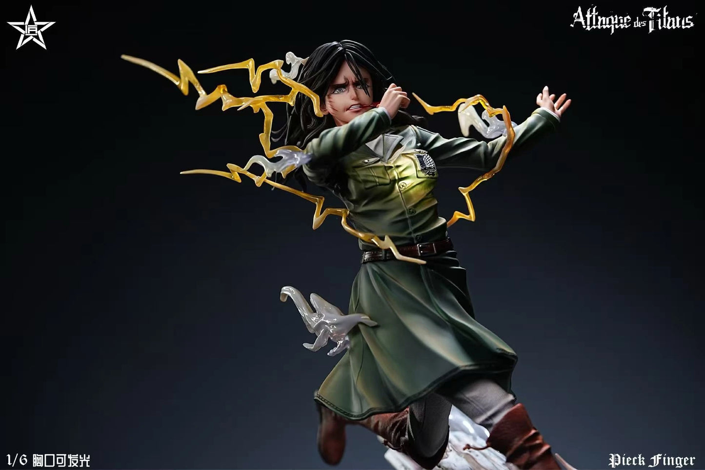Preventa Resina Pieck Finger Figura Attack On Titan WindJas Estudio