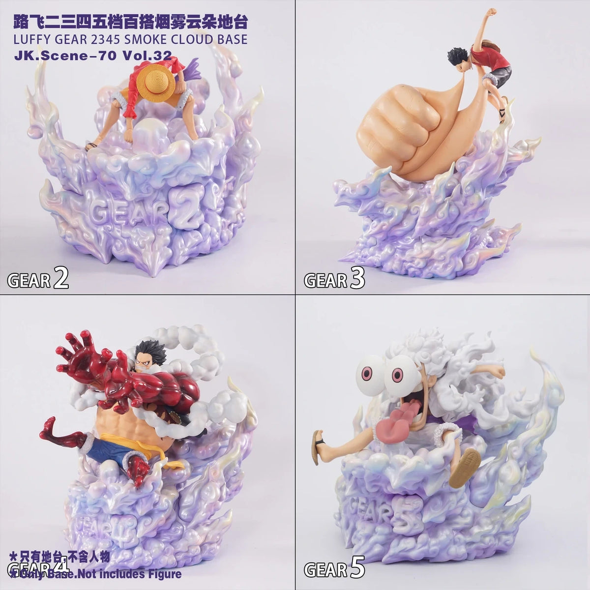 Preventa Resina Luffy Base Figura One Piece JacksDo Estudio
