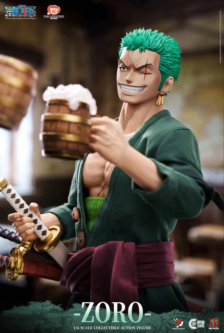 Preventa Resina Roronoa Zoro Figura One Piece Jimei Palace & Pixel Poses (Licencia) Estudio