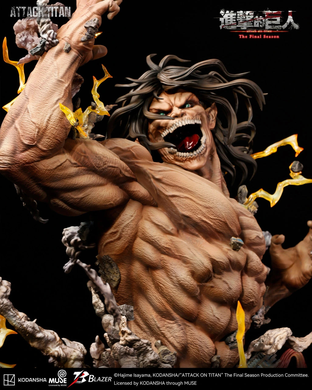 Preventa Resina Titan de Ataque Figura Attack On Titan Blazer Estudio