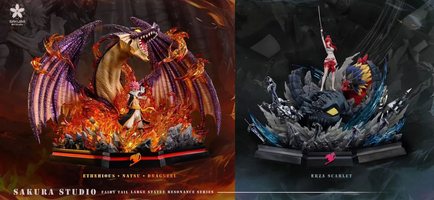 Preventa Resina Erza Scarlet Figura Fairy Tail Sakura Estudio