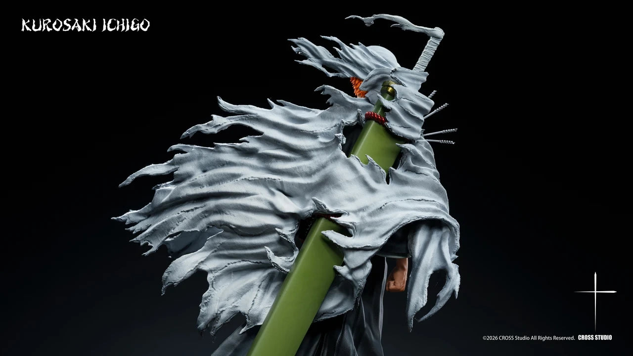 Preventa Resina Ichigo Kurosaki Figura Bleach 1/6 Cross Estudio