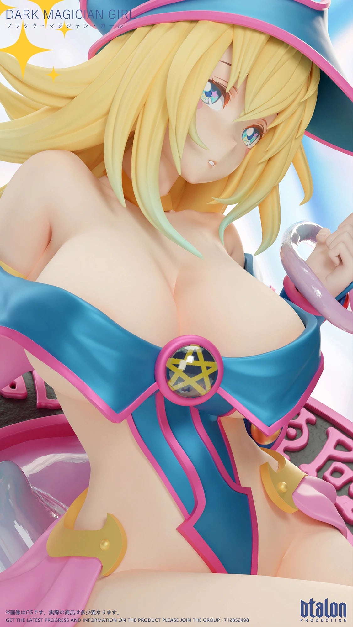 Preventa Resina Maga Oscura Figura Yu-Gi-Oh! DTalon Estudio