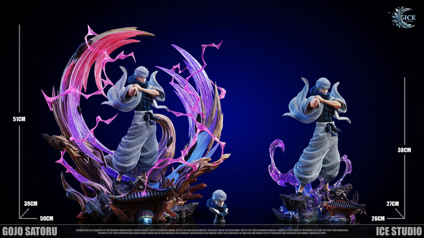 Preventa Resina Satoru Gojo Figura Jujutsu Kaisen ICE Estudio