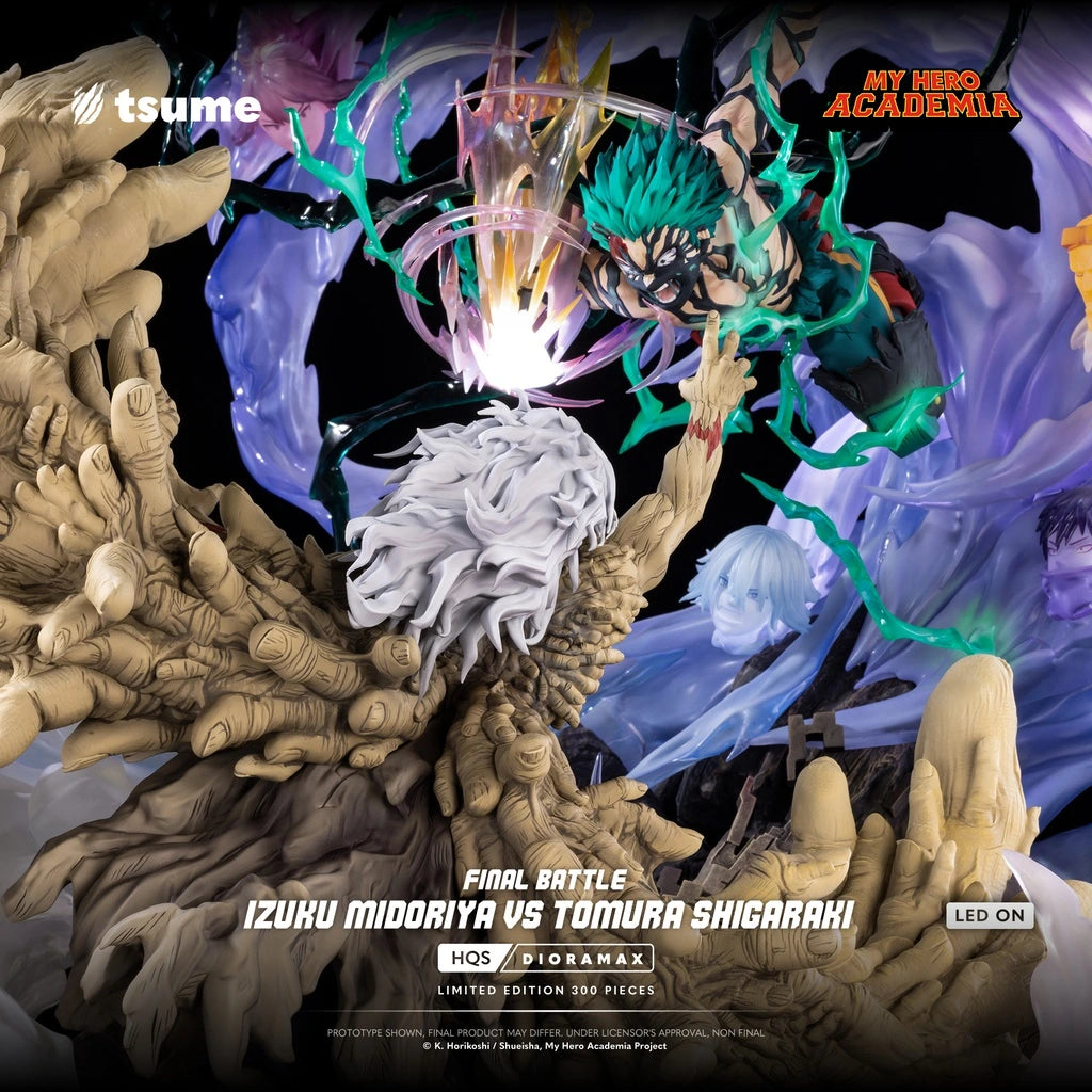 Preventa Resina Izuku Midoriya vs Tomura Shigaraki Figura My Hero Academia  Tsume Art (Licencia) Estudio