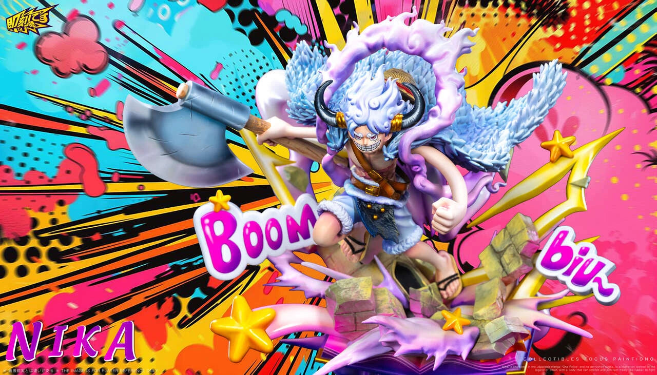 Preventa Resina Monkey D. Luffy "Nika" Figura One Piece JiKe Estudio