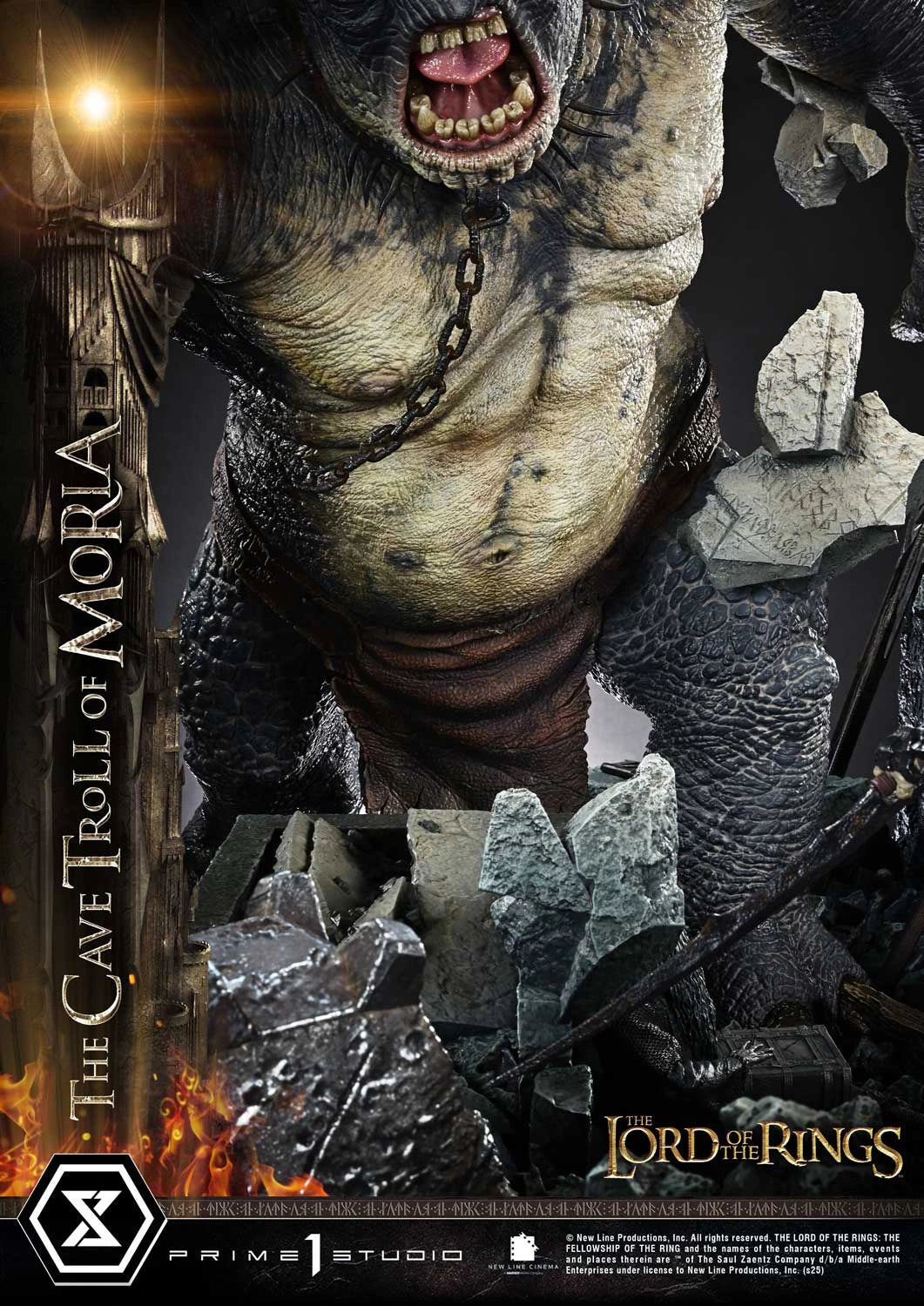 Preventa Resina Cave Troll of Moria Figura The Lord of the Rings Prime 1 (Licencia) Estudio
