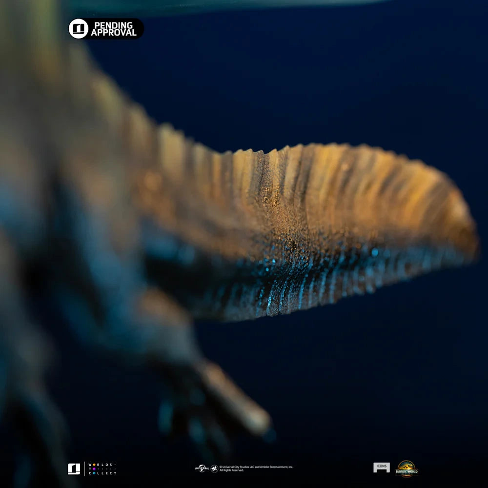 Preventa Resina Spinosaurus Figura Jurassic World: Renace  Iron (Licencia) Estudio