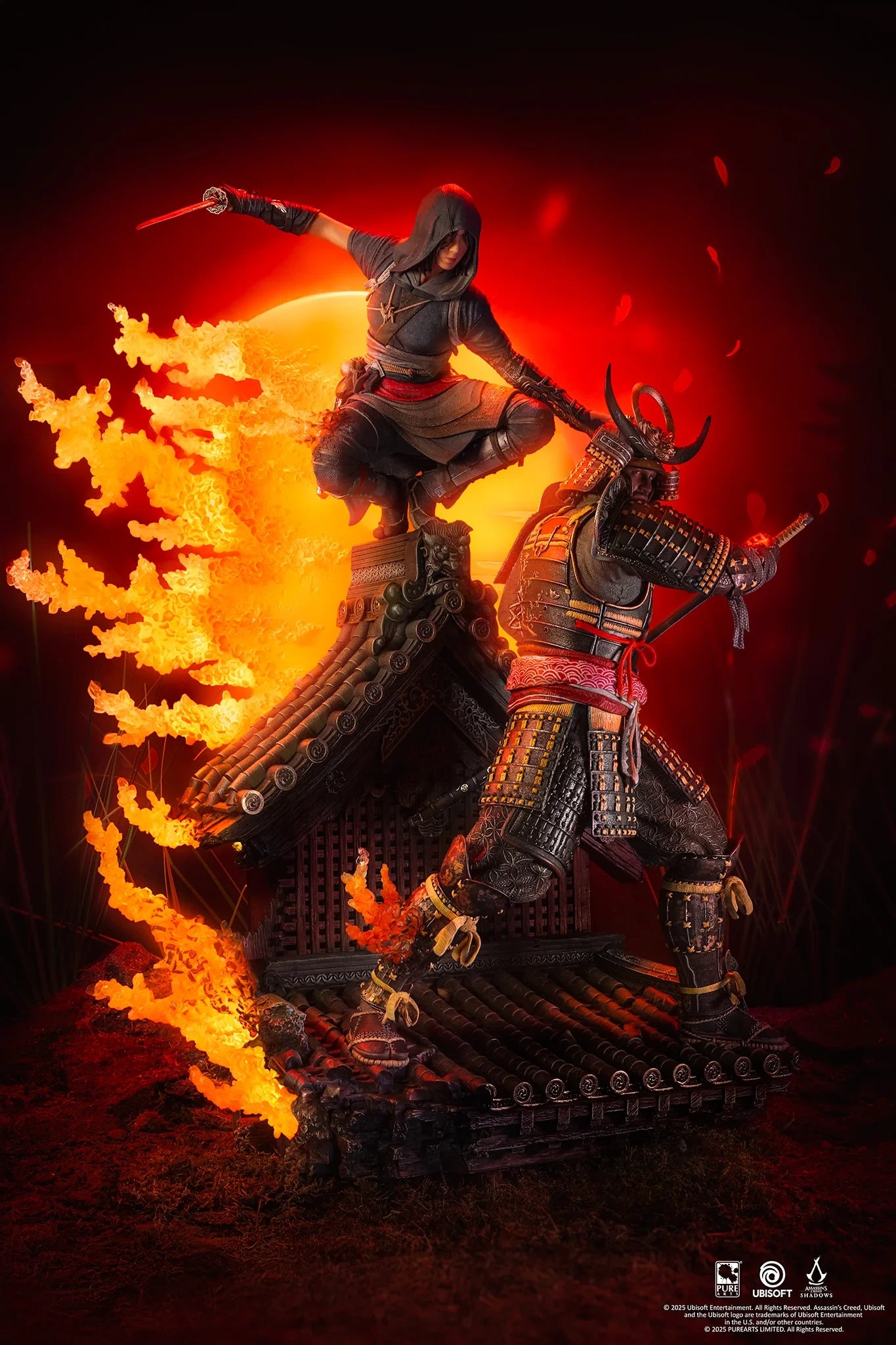 Preventa Resina Naoe & Yasuke Figura Assassin's Creed Shadows Pure Arts (Licencia) Estudio