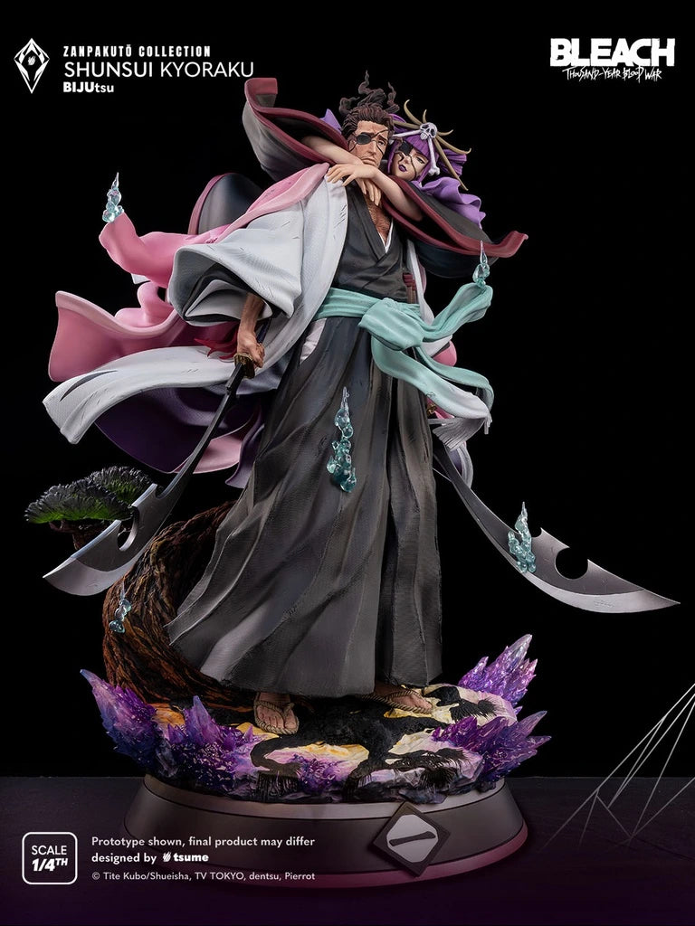 Preventa Resina Shunsui Kyoraku Figura Bleach Tsume Art (Licencia) Estudio