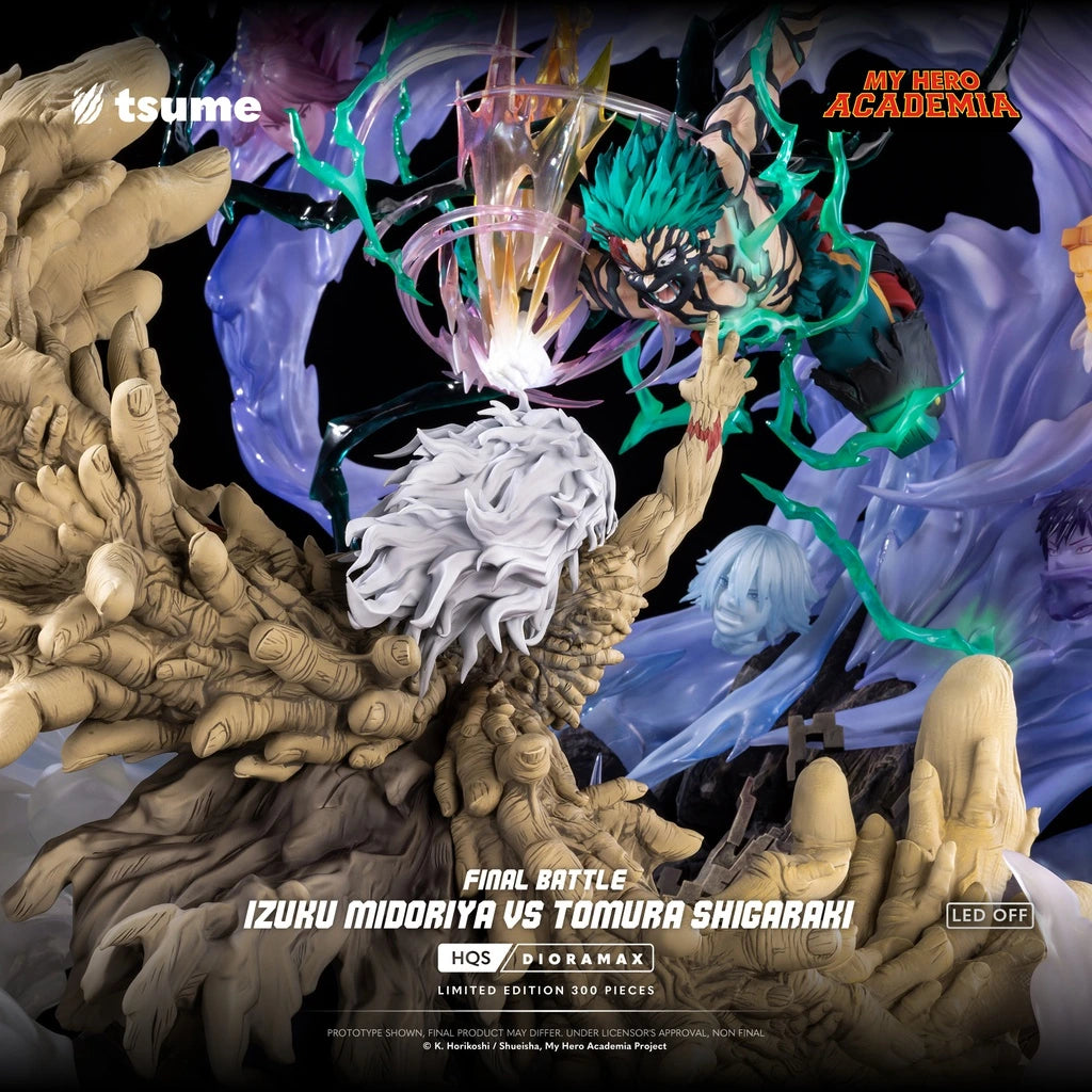 Preventa Resina Izuku Midoriya vs Tomura Shigaraki Figura My Hero Academia  Tsume Art (Licencia) Estudio