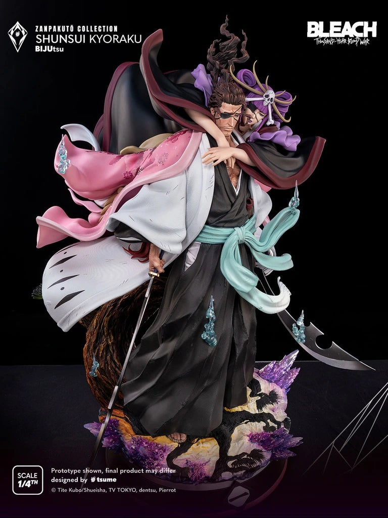 Preventa Resina Shunsui Kyoraku Figura Bleach Tsume Art (Licencia) Estudio