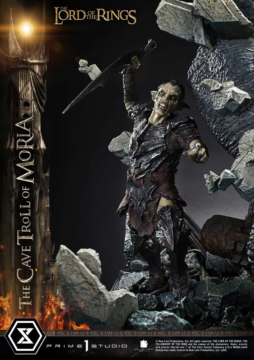 Preventa Resina Cave Troll of Moria Figura The Lord of the Rings Prime 1 (Licencia) Estudio
