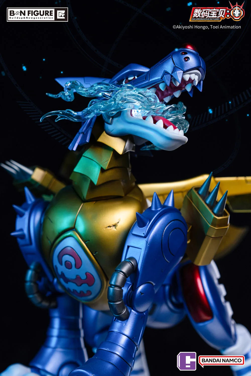 Preventa Resina Ishida Yamato & Metal Garurumon Figura Digimon Adventure Bandai Namco (Licencia) Estudio