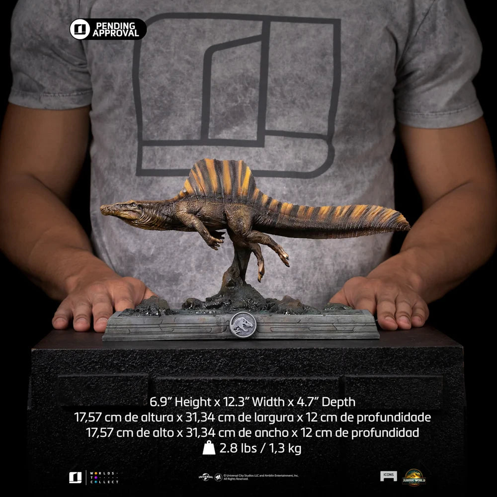 Preventa Resina Spinosaurus Figura Jurassic World: Renace  Iron (Licencia) Estudio
