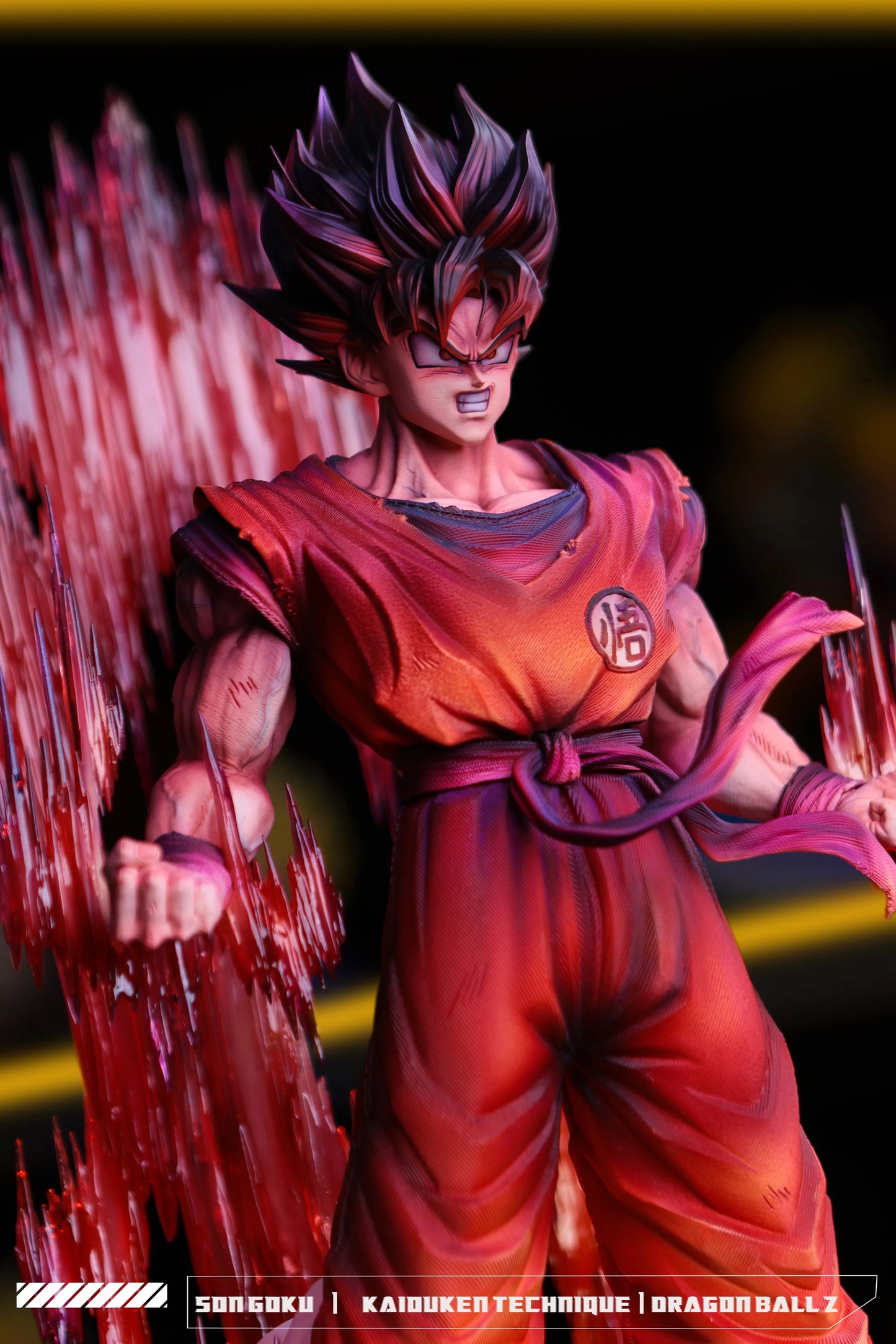 Preventa Resina Goku "Kaioken" Figura Dragon Ball Yun Qi Estudio