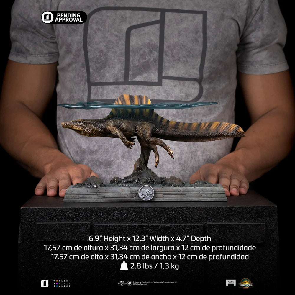 Preventa Resina Spinosaurus Figura Jurassic World: Renace  Iron (Licencia) Estudio