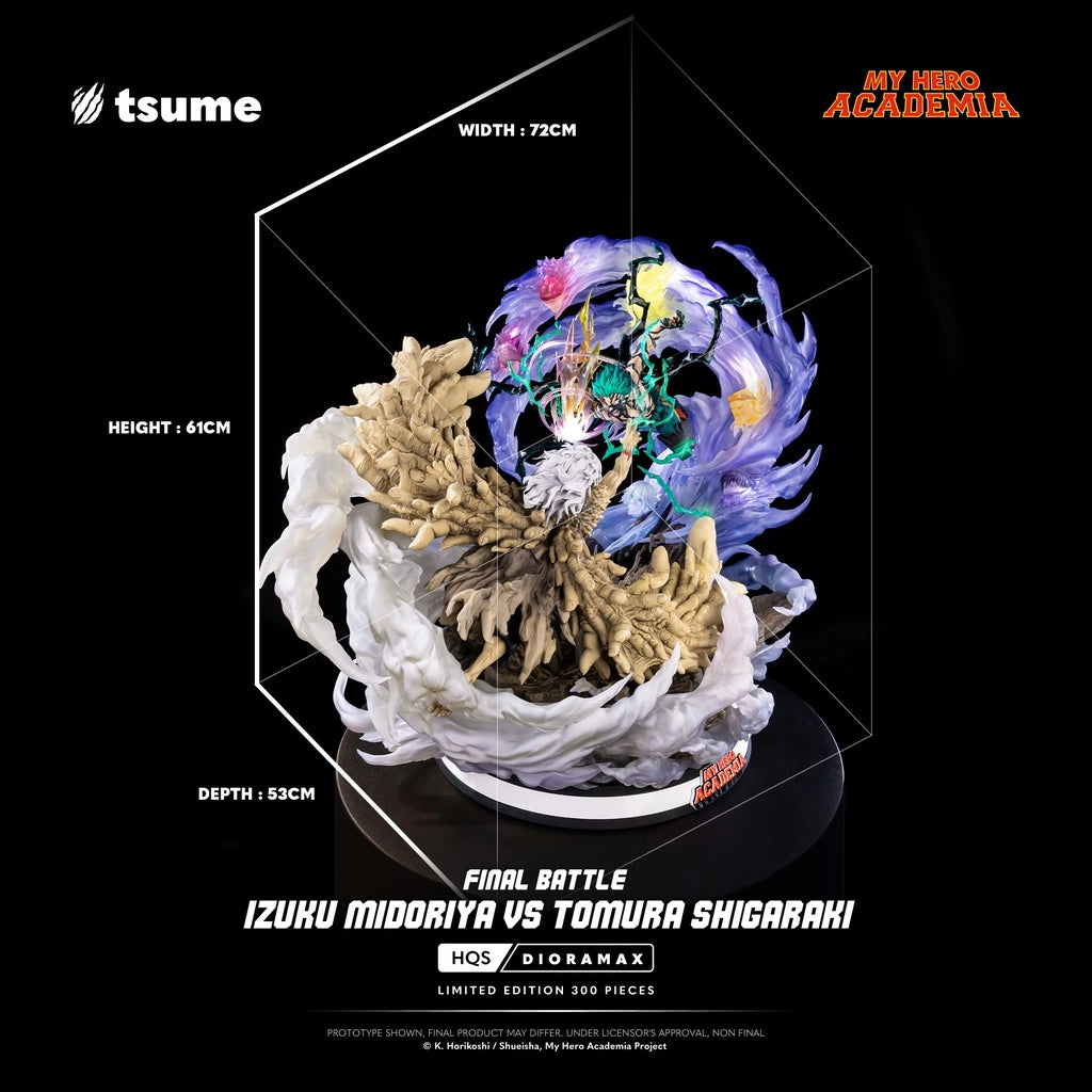 Preventa Resina Izuku Midoriya vs Tomura Shigaraki Figura My Hero Academia  Tsume Art (Licencia) Estudio