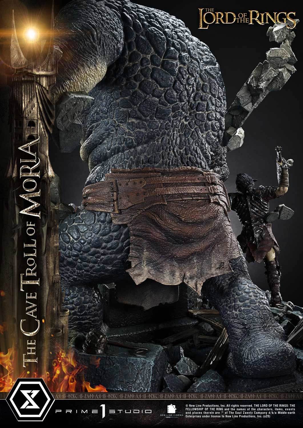 Preventa Resina Cave Troll of Moria Figura The Lord of the Rings Prime 1 (Licencia) Estudio