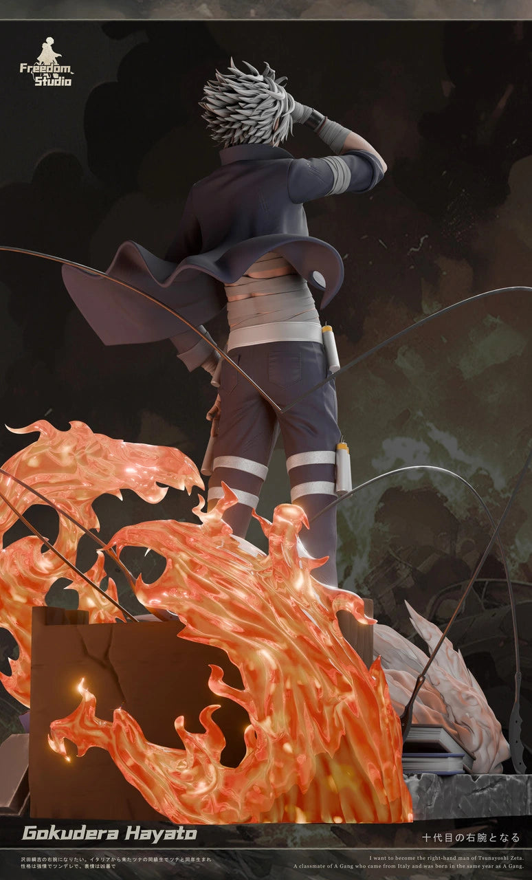Preventa Resina Gokudera Hayato Figura Katekyo Hitman Reborn! Freedom Estudio