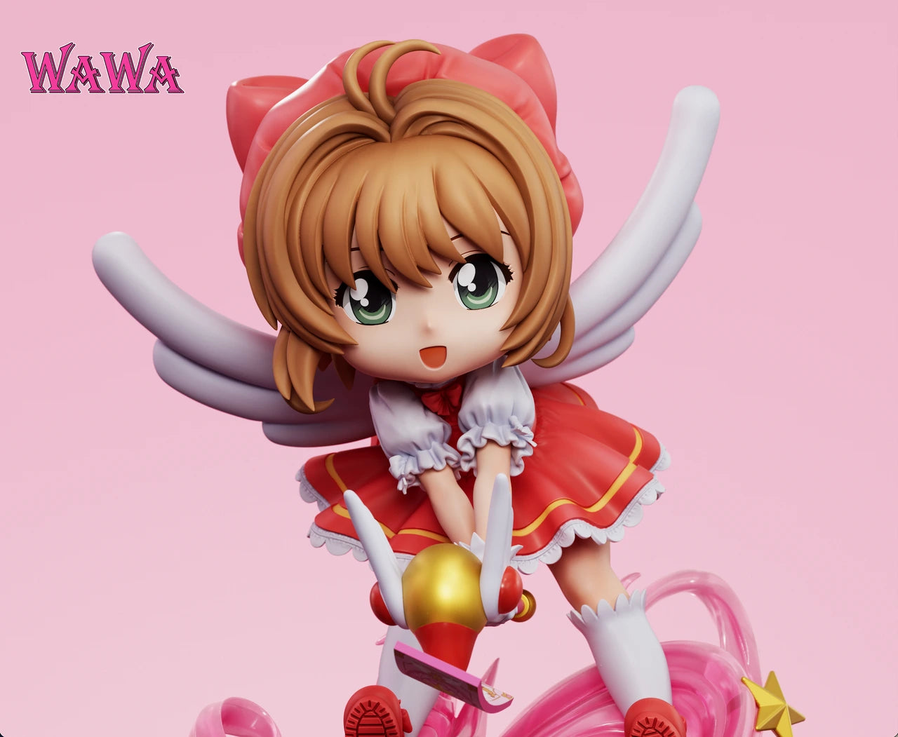 Preventa Resina Sakura Kinomoto Figura Sakura Card Captor WAWA Estudio