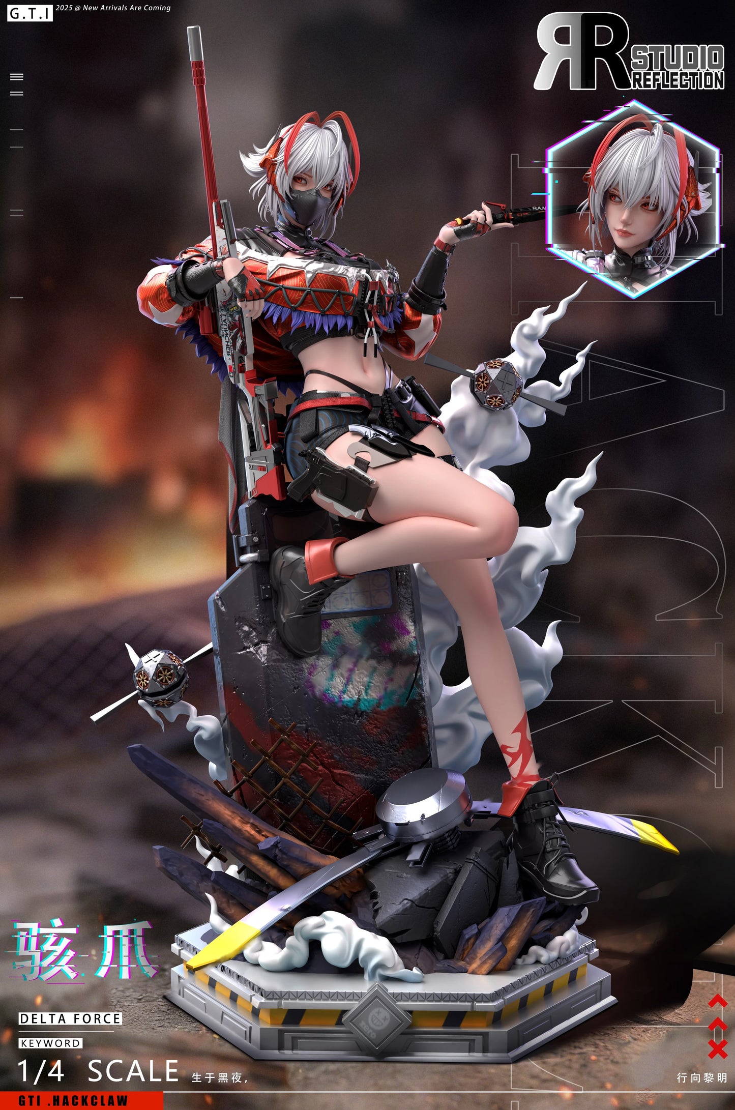 Preventa Resina Hackclaw/Mai Xiaowen Figura Delta Force Reflection x MiYin  Estudio