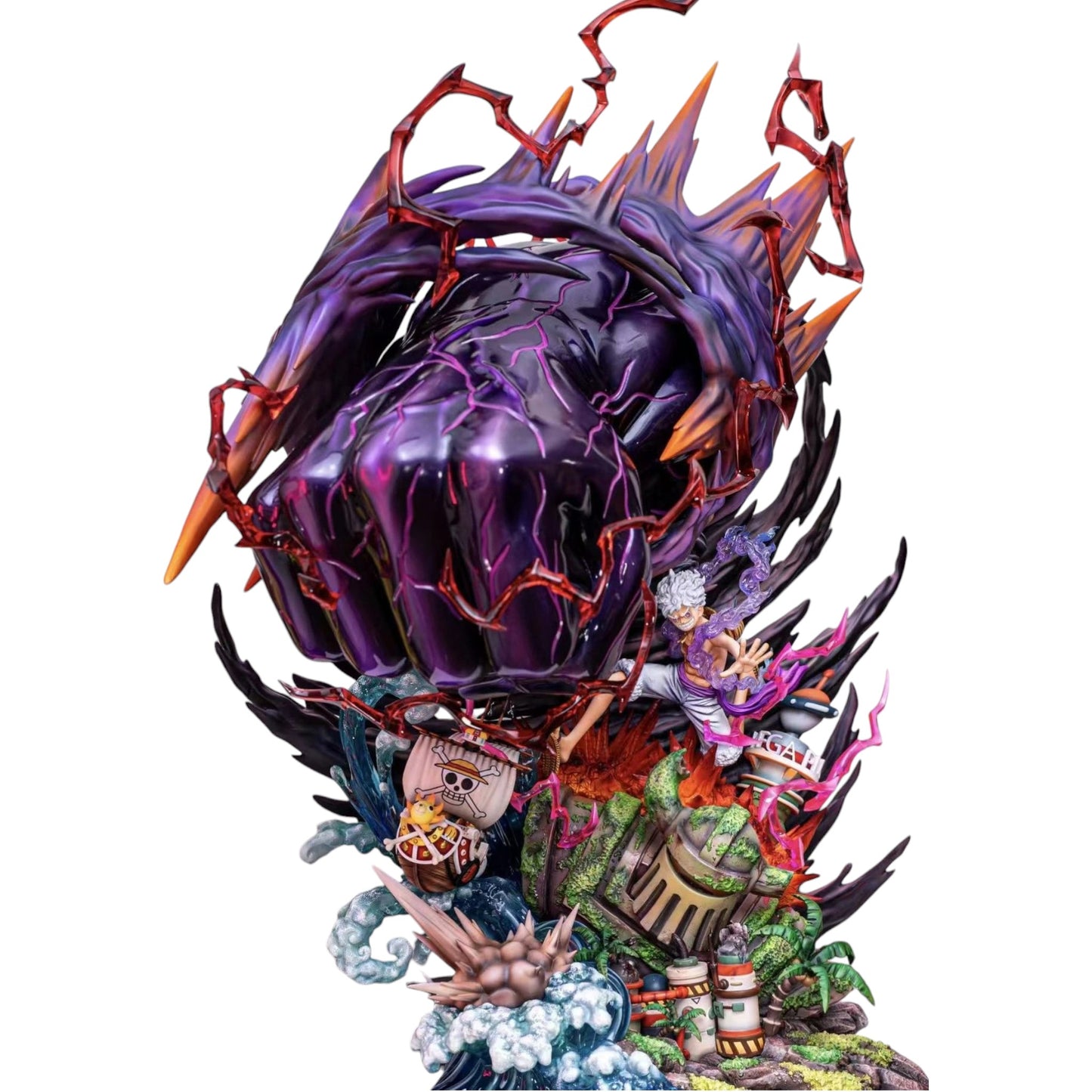 Preventa Resina Luffy "Gear 5" Figura One Piece Seven Estudio