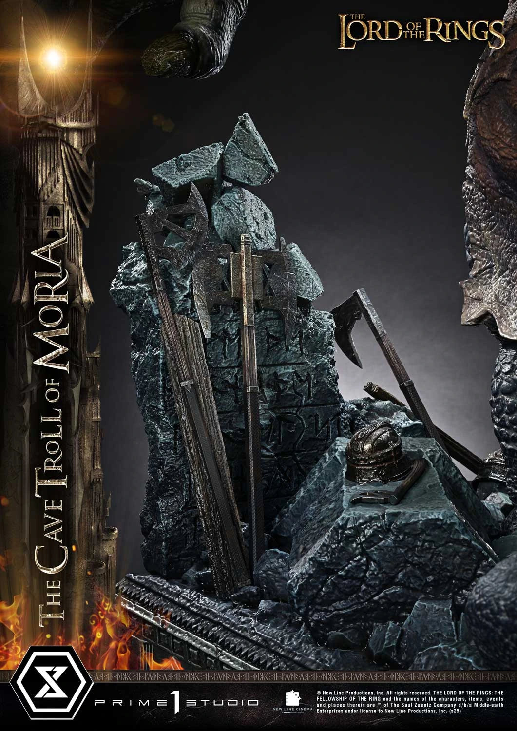 Preventa Resina Cave Troll of Moria Figura The Lord of the Rings Prime 1 (Licencia) Estudio