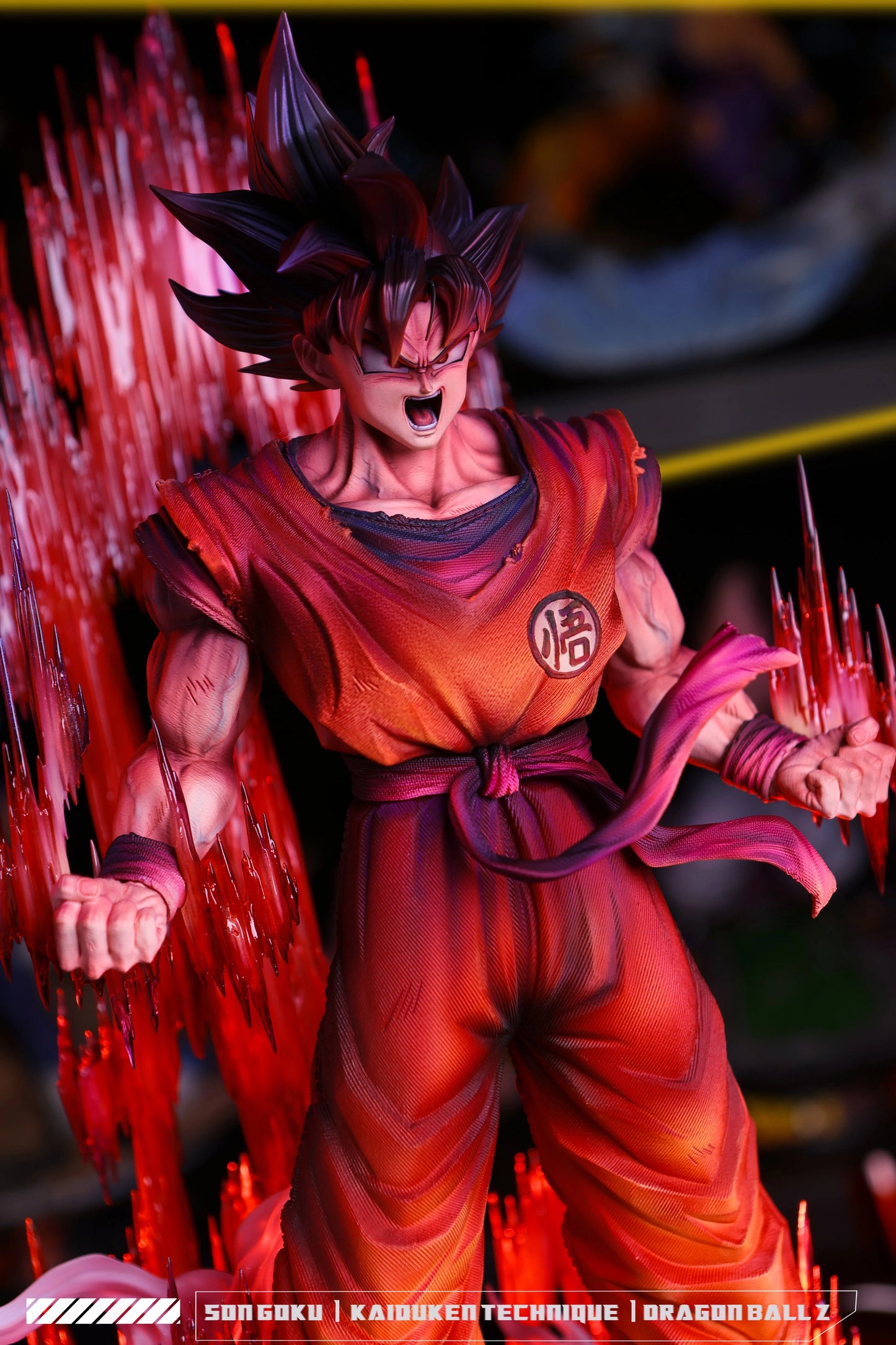 Preventa Resina Goku "Kaioken" Figura Dragon Ball Yun Qi Estudio