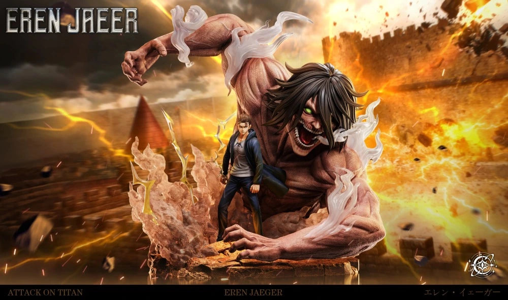 Preventa Resina Eren Yeager Figura Attack On Titan Void Estudio
