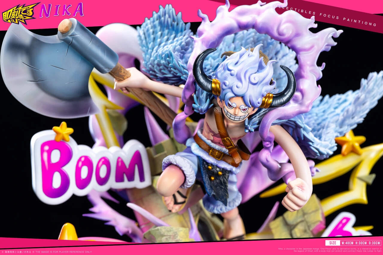 Preventa Resina Monkey D. Luffy "Nika" Figura One Piece JiKe Estudio