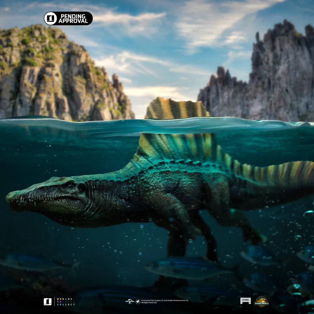 Preventa Resina Spinosaurus Figura Jurassic World: Renace  Iron (Licencia) Estudio