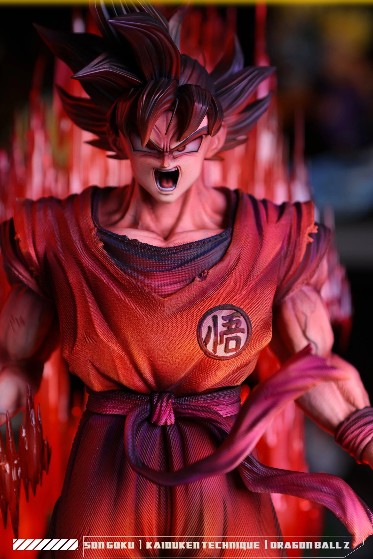 Preventa Resina Goku "Kaioken" Figura Dragon Ball Yun Qi Estudio
