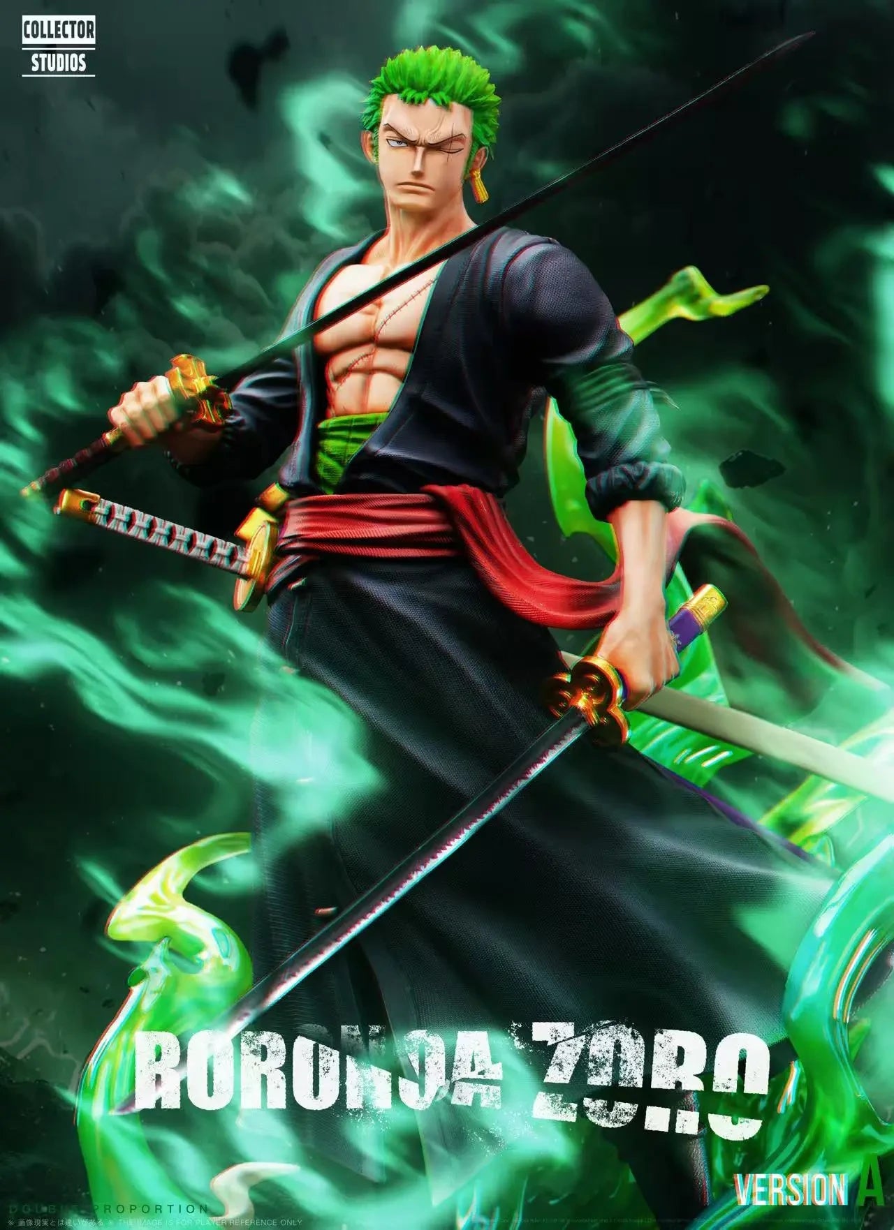 Preventa Resina Roronoa Zoro Figura One Piece Collector  Estudio