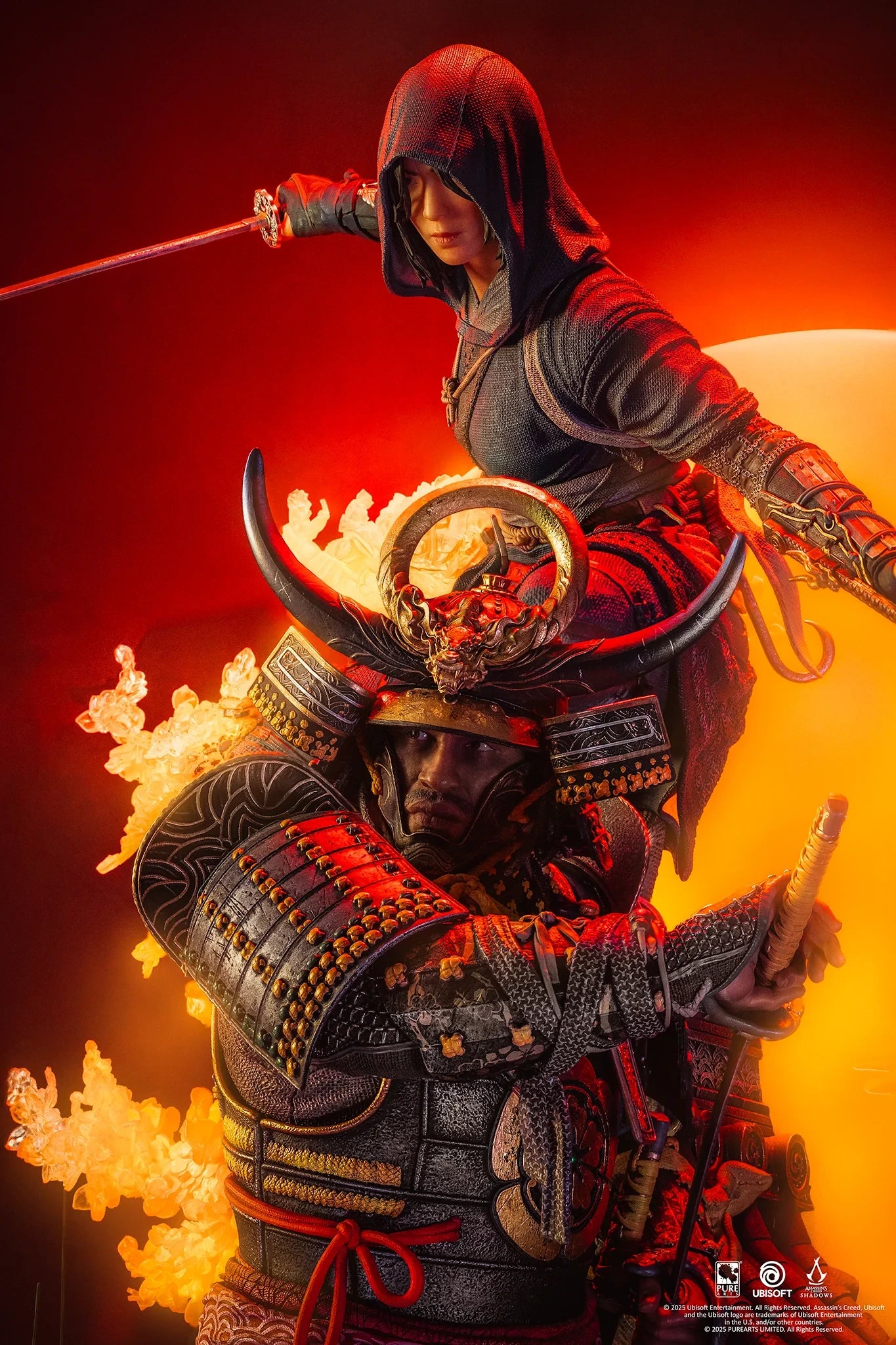 Preventa Resina Naoe & Yasuke Figura Assassin's Creed Shadows Pure Arts (Licencia) Estudio