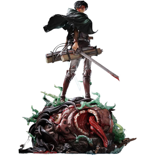 Preventa Resina Levi Ackerman Figura Attack On Titan Monkey D. Estudio